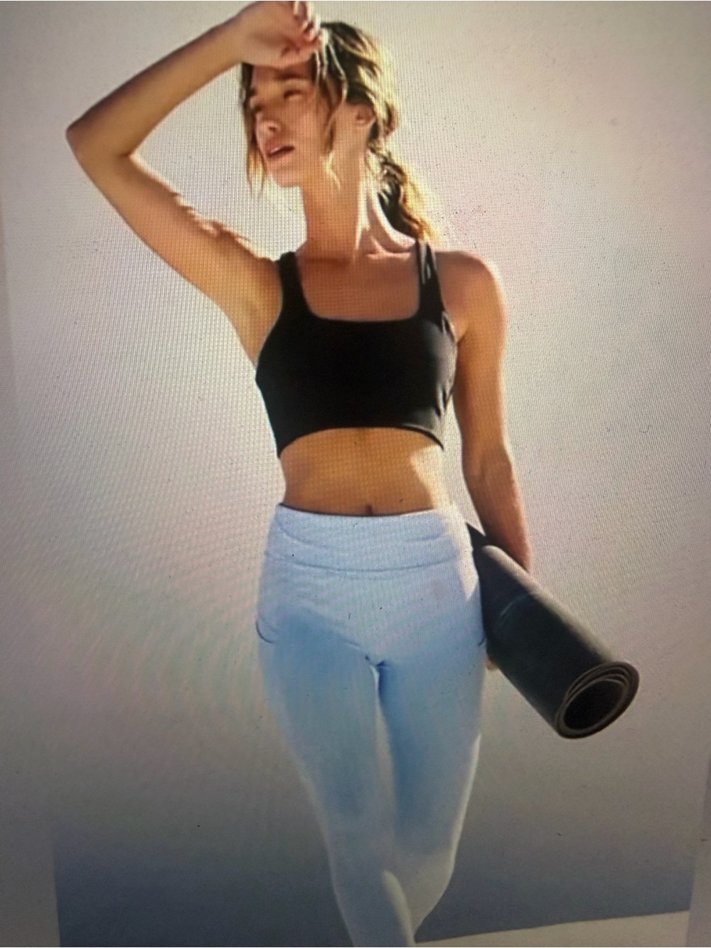 FP Movement by Free People Powder Blue High-Rise Leggings size M